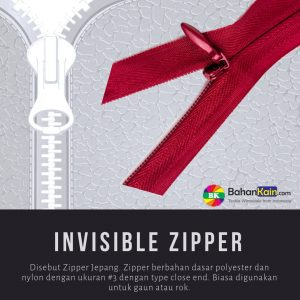 Invisible Zipper - bahankain