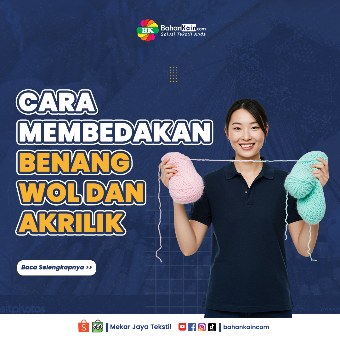 6 Cara Membedakan Benang Wol dan Akrilik