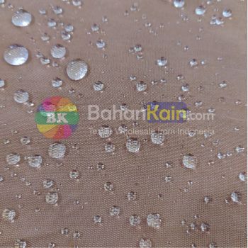 Jual Kain Rayon Water Repellent Warna Coklat - BahanKain.com