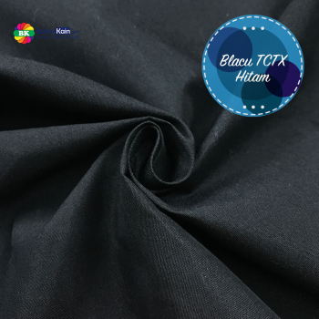 Kain Blacu TCTX Hitam Lebar 155 Cm