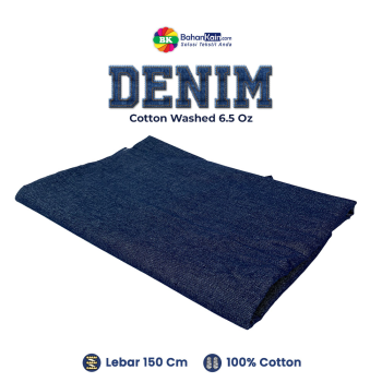 Kain Cotton Washed Denim 6.5 Oz